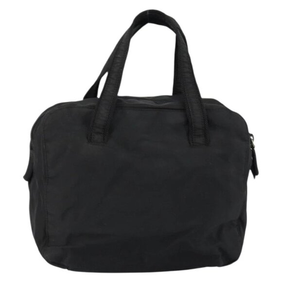 PRADA Hand Bag Nylon Black